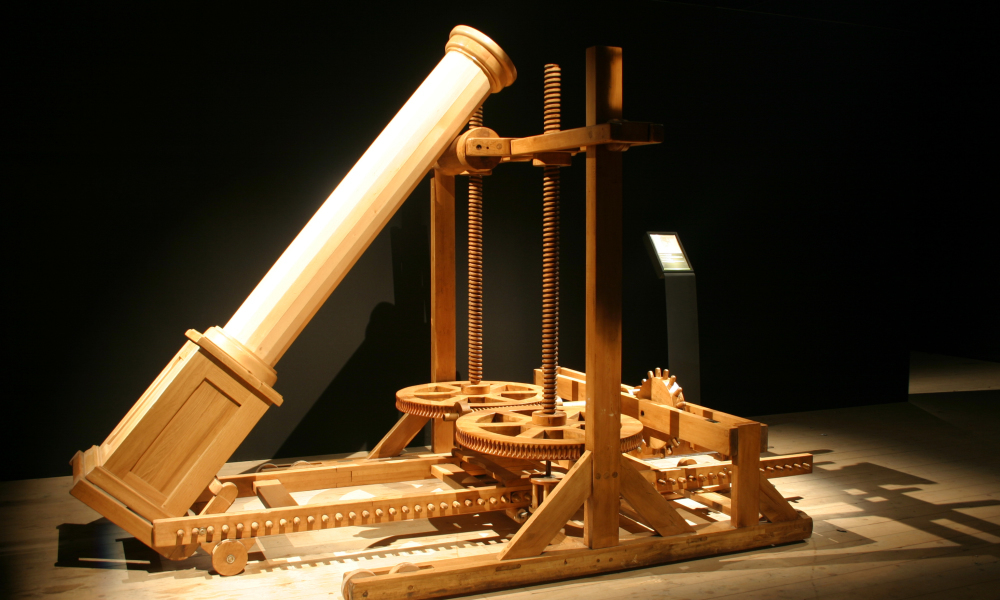  Large Pillar Lift from the special exhibition Leonardo da Vinci: Machines in Motion