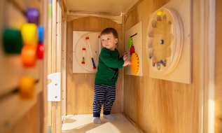 Wonder Woods is an exhibition specially designed to ignite the curiosity and support the development of the Museum’s youngest visitors—children ages 5 and under.