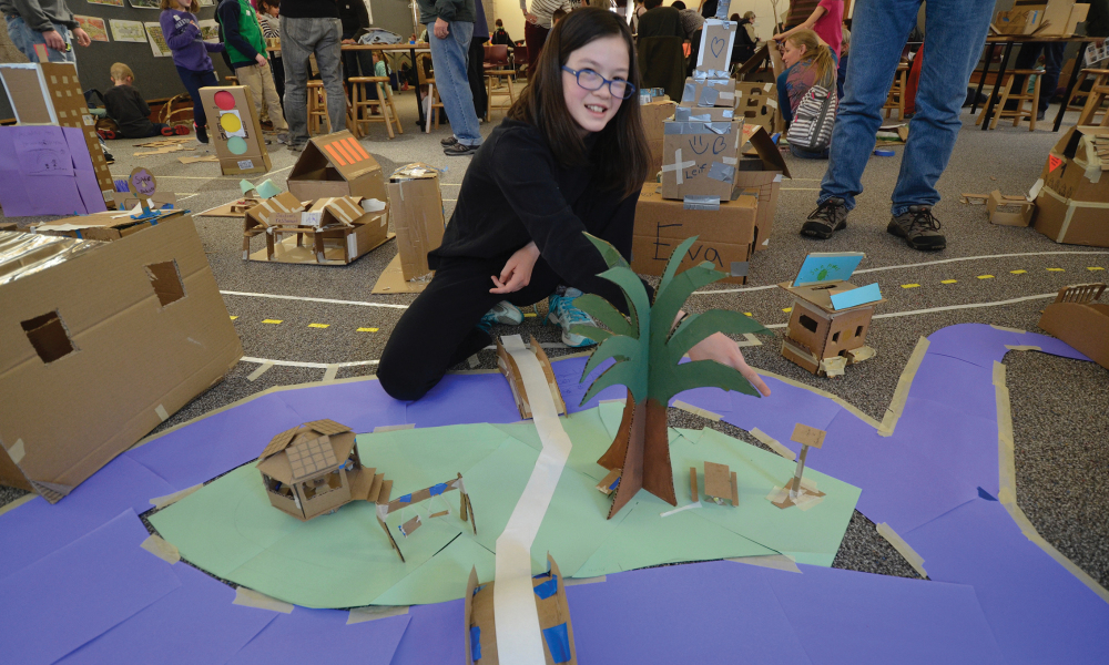 Expanding on the ideas and activities of Cardboard City (the Montshire’s annual celebration of creative construction), this special at-home program invites participants to investigate the sustainability of our lives, homes and communities.